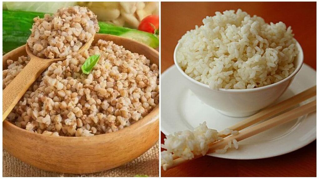 Chế độ ăn kiêng từ kiều mạch và gạo cho bệnh gút