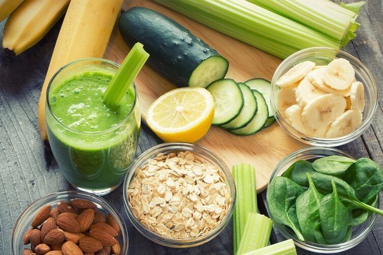 trái cây và rau quả với dinh dưỡng thích hợp