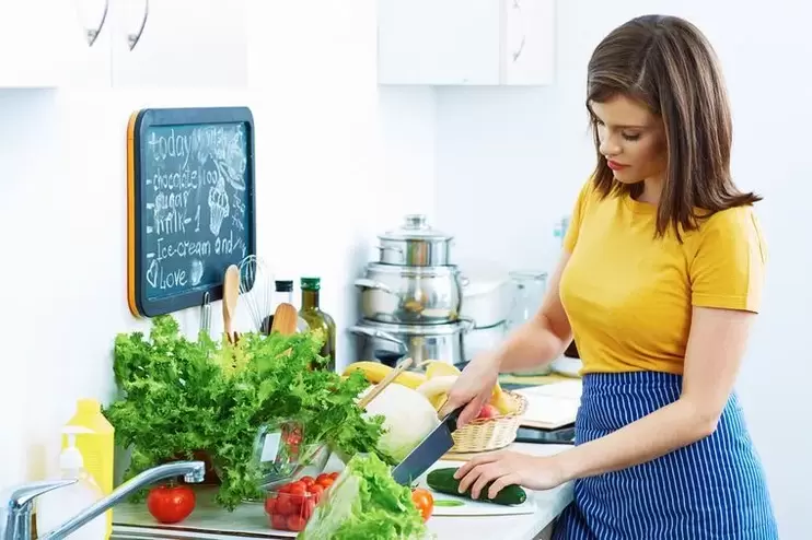 nấu rau để giảm cân